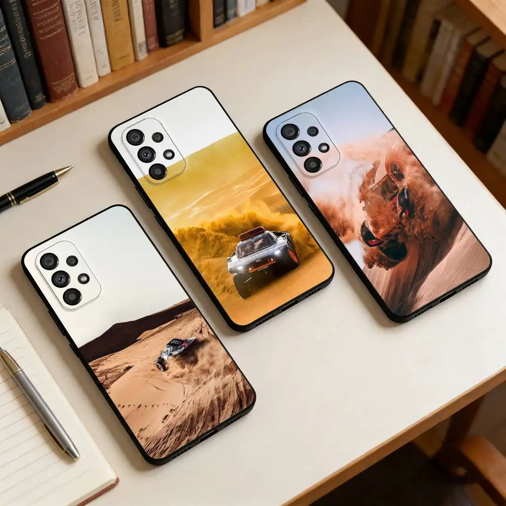 

R-Rally D-Dakar 2026 For Samsung Galaxy A13,A21s,A22,A31,A32,A52,A53,A71,A80,A91 Soft Black Cover