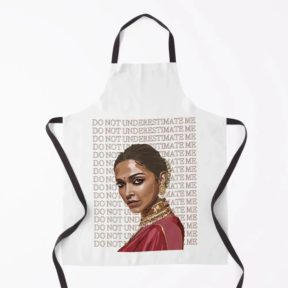 

Do not underestimate me Apron Camping Kitchen Kawaii Accessories kitchen woman Chef jacket men Apron