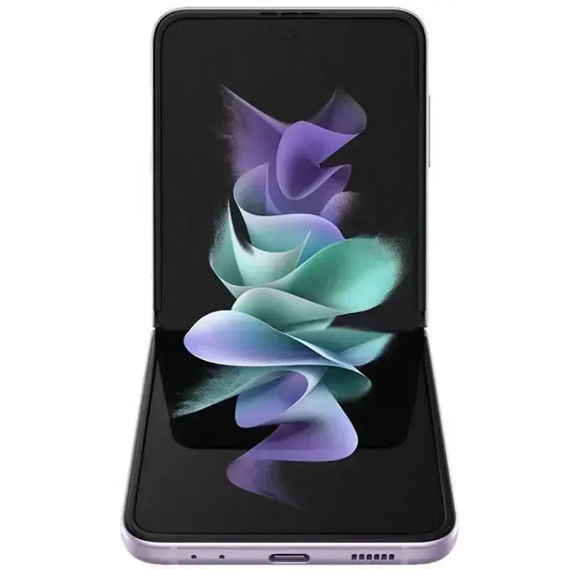 هاتف Samsung Galaxy Z Flip3 5G 6.7 بوصة 120 هرتز CPU Qualcomm Snapdragon 888 3300mAh 12MP كاميرا مستعملة
