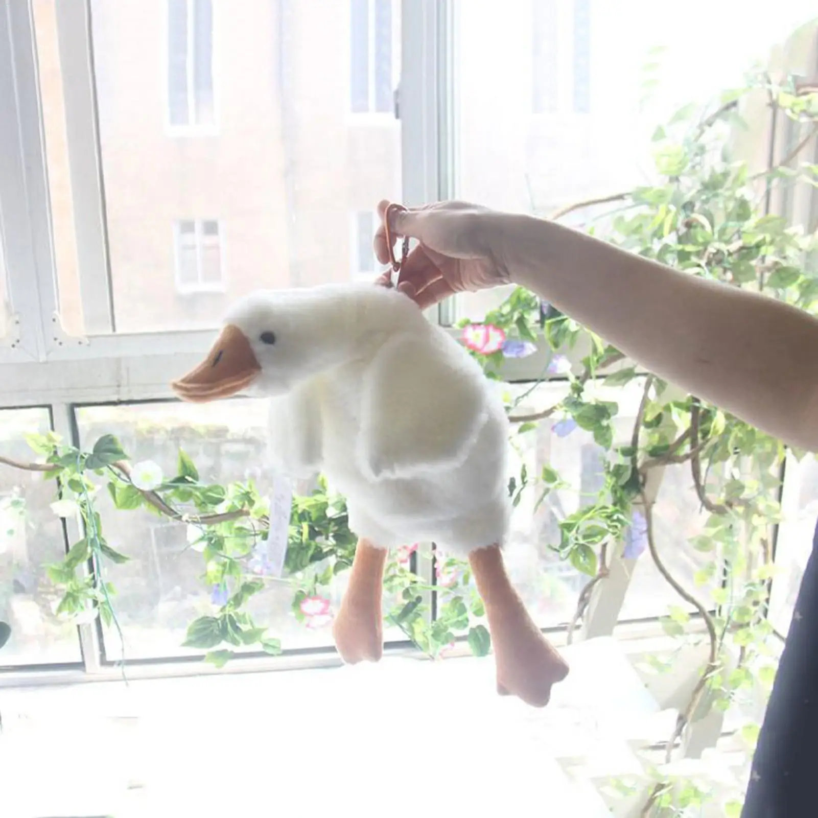 Bolsa para bolígrafos creativa, soporte para bolígrafos de pato, organizador de almacenamiento, estuche multifuncional para lápices, caja para bolígrafos de felpa, escuela y oficina