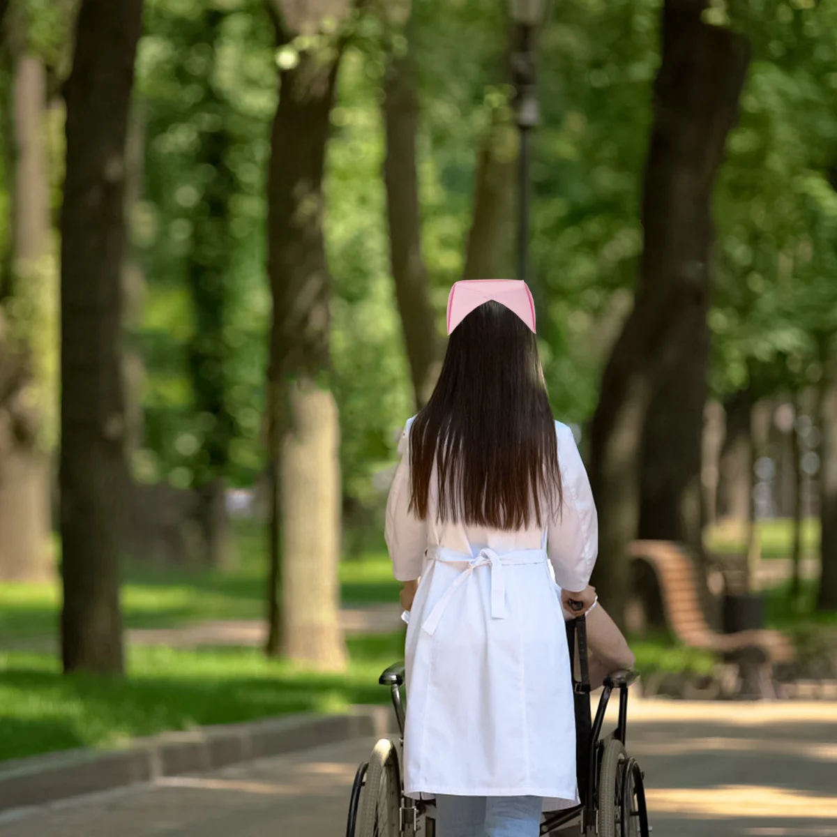 

Nurse Hat Premium Cotton Dovetail Design Comfortable Crisp Deformation Resistant For Nursing School Pinning Ceremony Party