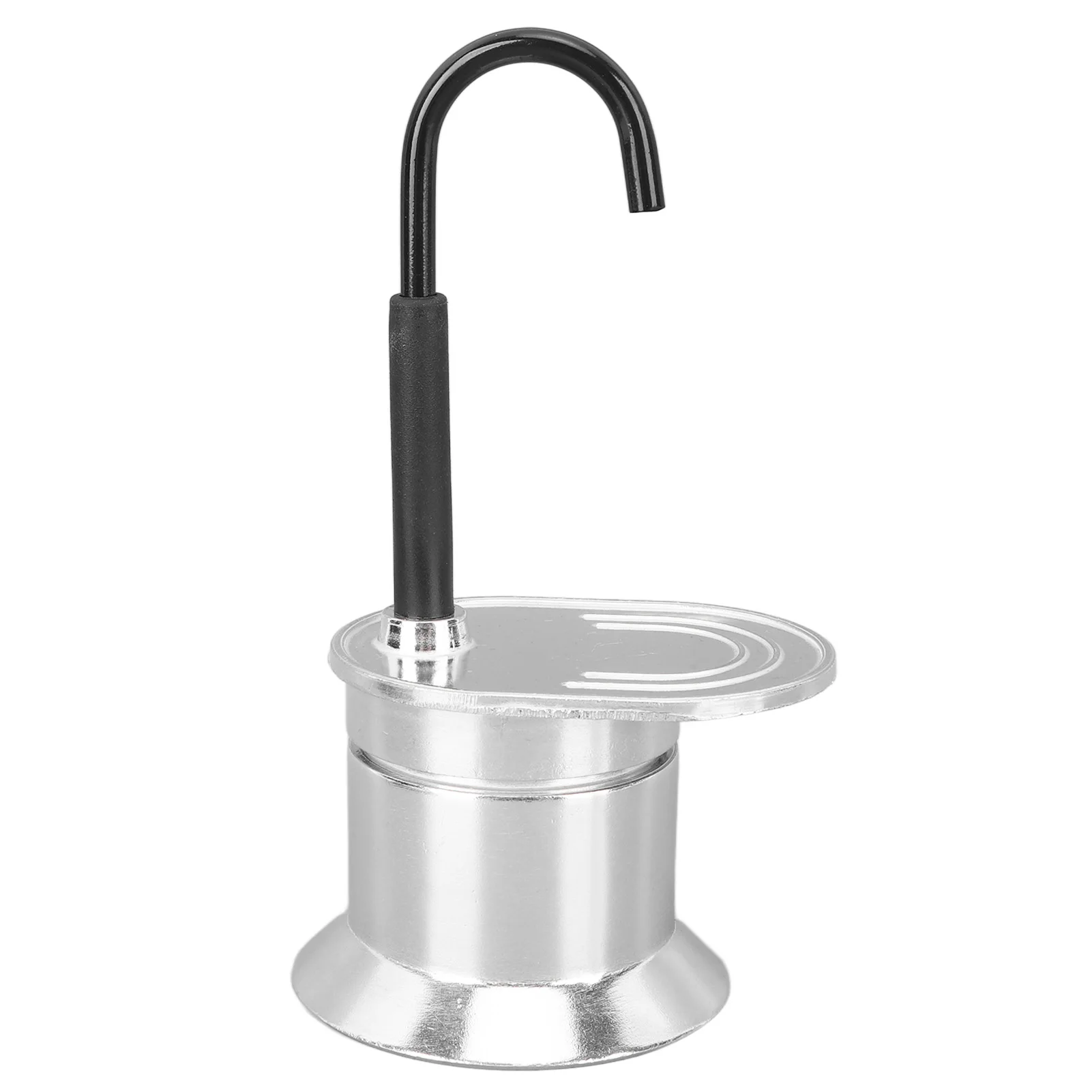 50Ml Enkele Buis Moka Pot Cup Aluminium Tuit Kookplaat Italiaans Koffiezetapparaat Voor Buitenfeesten Reizen Keuken Accessoires