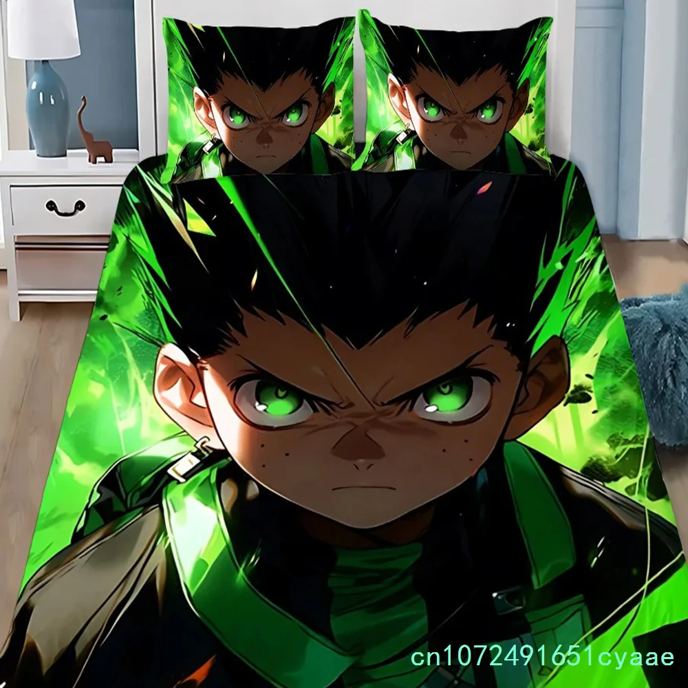 3D Prints Hunter X Hunter Duvet Cover Pillowcase Bedding Set Adult Boy Girl Bedroom Decoration Children Single Double Large Size