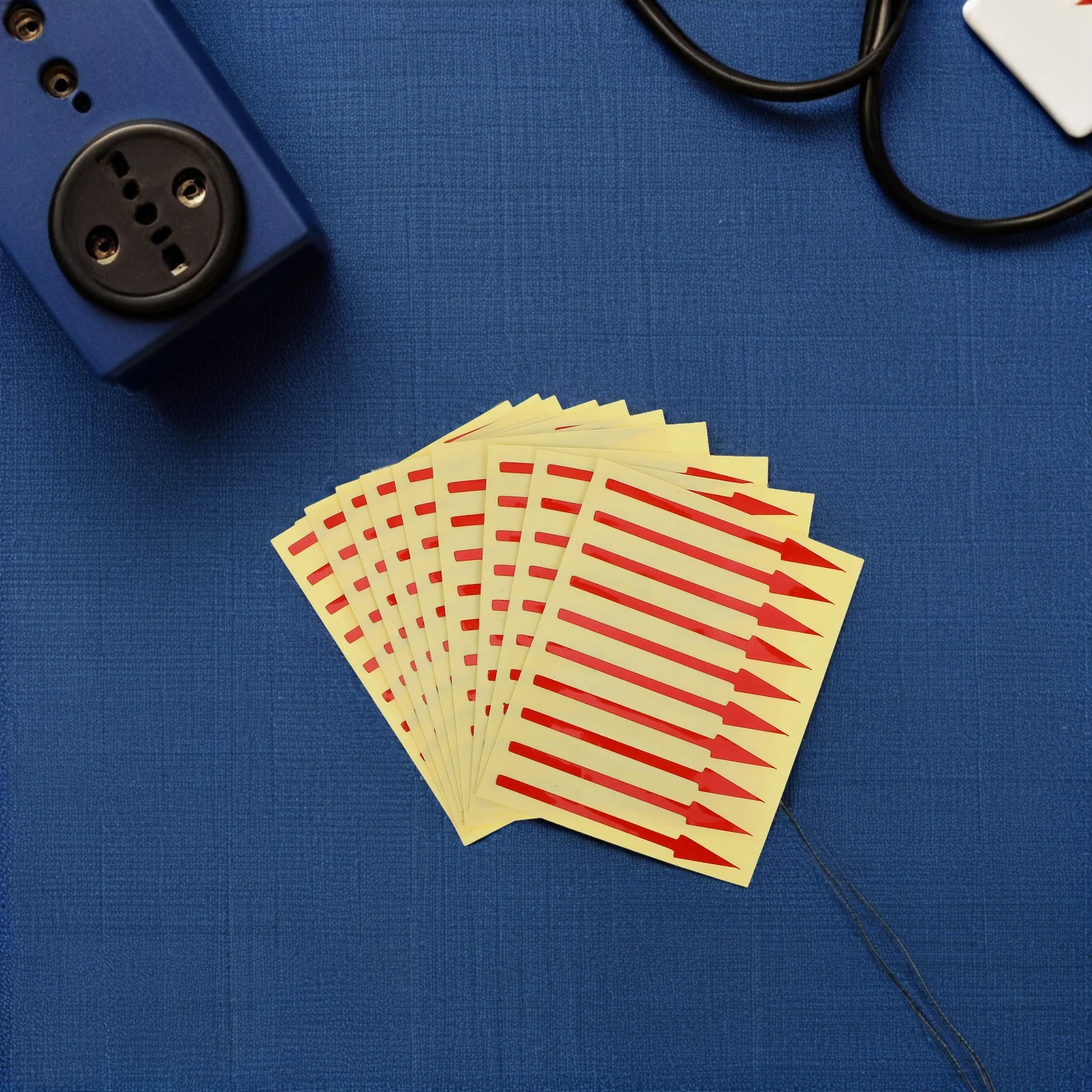 200개 압력 게이지 화살표 스티커 방수 자가 접착 방향 라벨 계기판 표시 화살표 표시기