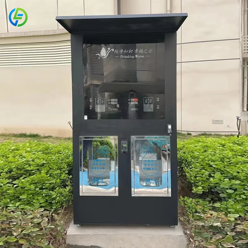 Water Vending Machine Innovative Unmanned Water Vending Machine Stainless Steel Multi-Filtration Alkaline Water FL Customized