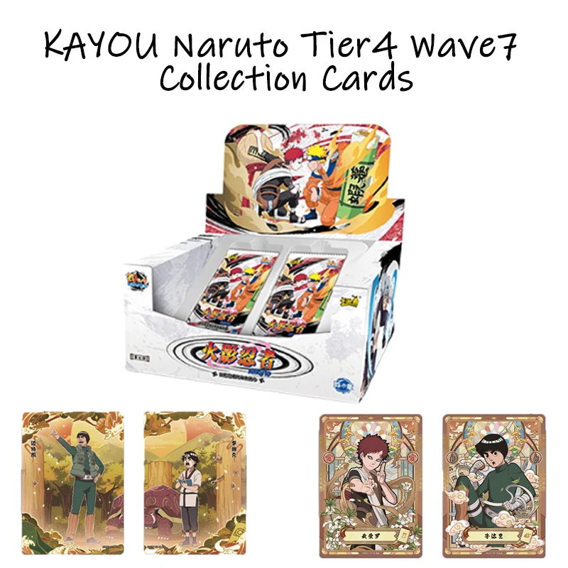 KAYOU Naruto Collection Cards Array Chapter Tier4 Wave7 - Holo Rare Ninja Cards Party Games Playing Cards