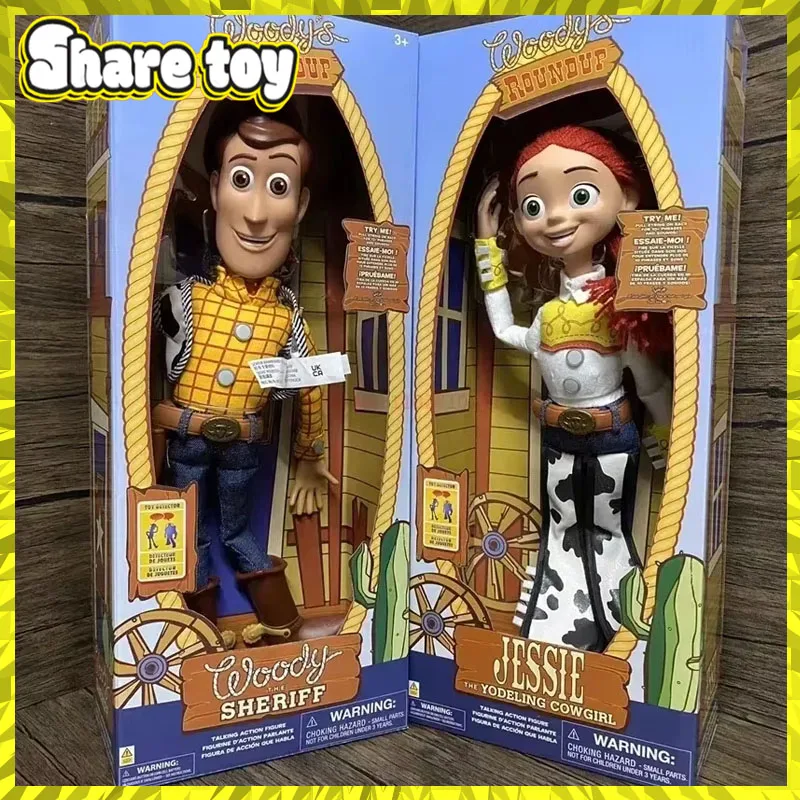 Hot Toy Story Talking Woody Buzz Jessie Rex  Anime  Action Figures figure Decoration Collection Figurine Toys Model Gifts ﻿