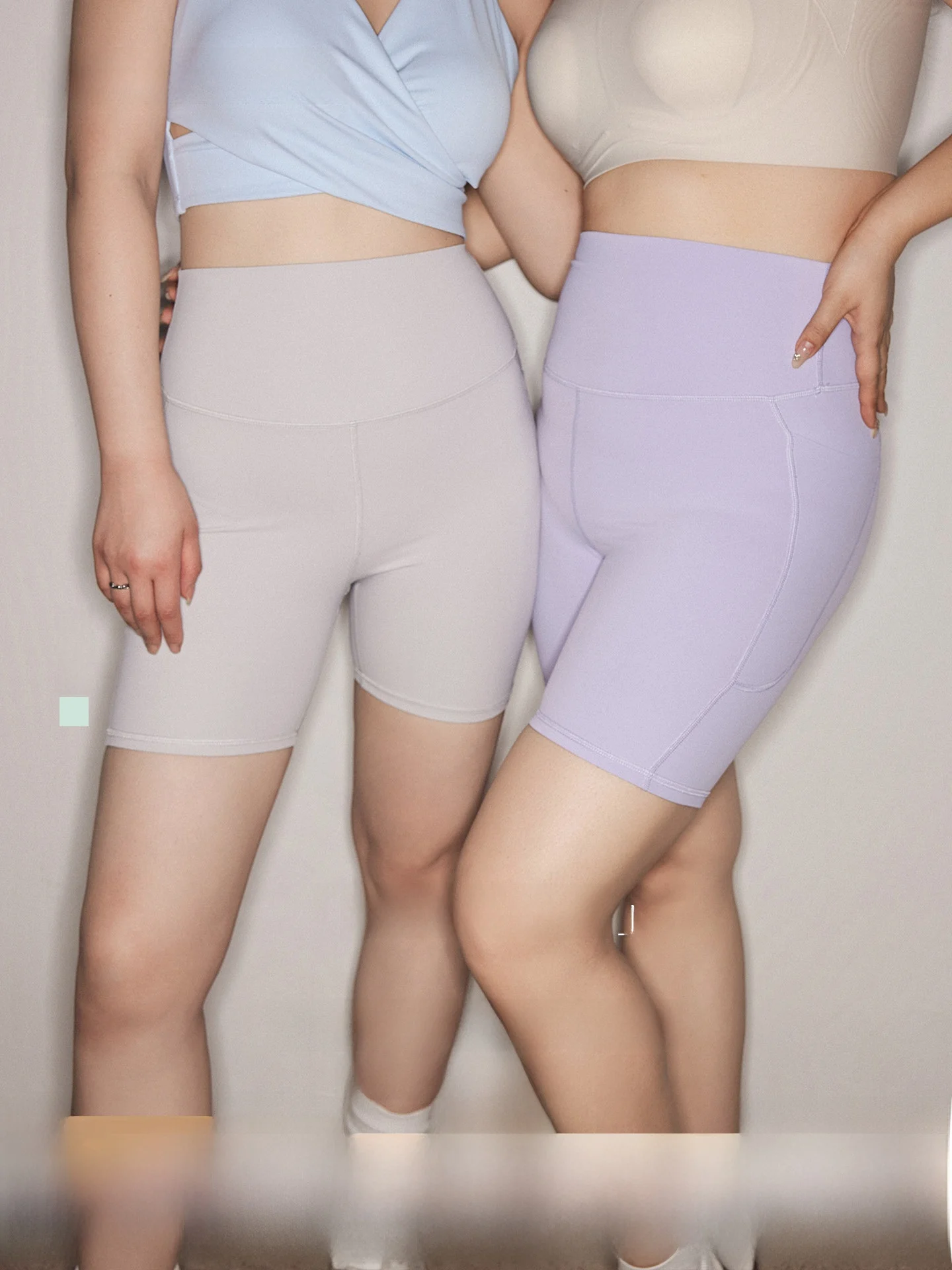 

High-Waisted Yoga Shorts plus Size Sporty Fitting Three-Inch Lightly Shaped Peach Pants Cycling Tight Shorts for plus Size Women