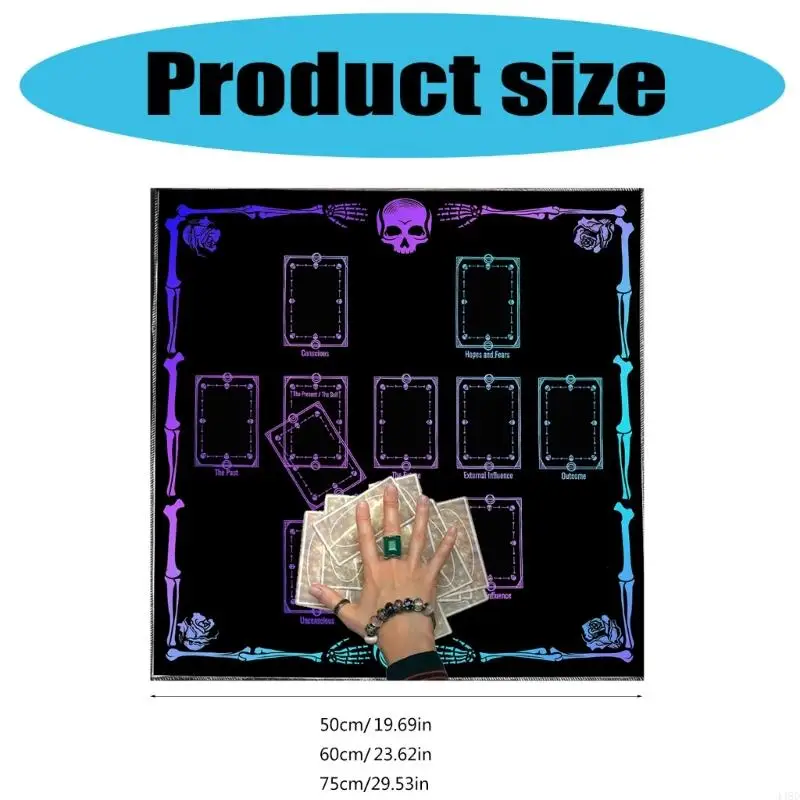 448d Tarots Cards tablecloth Alloth Cloth Oracles Divinations Divinations Accessories