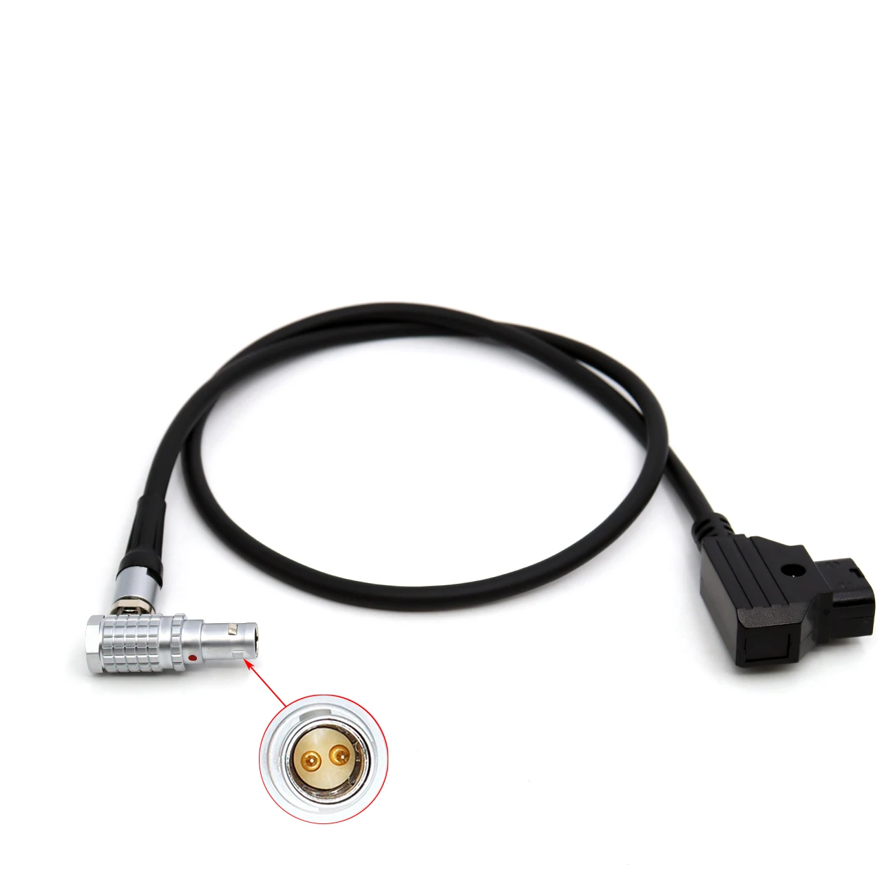 DTAP to 0B 2 Pin Power Cable For CVW SWIFT /Vaxis /Hollyland 600/ Teradek Bolt Pro 300 TX/ RX ARRI/RED Camera Power Cable