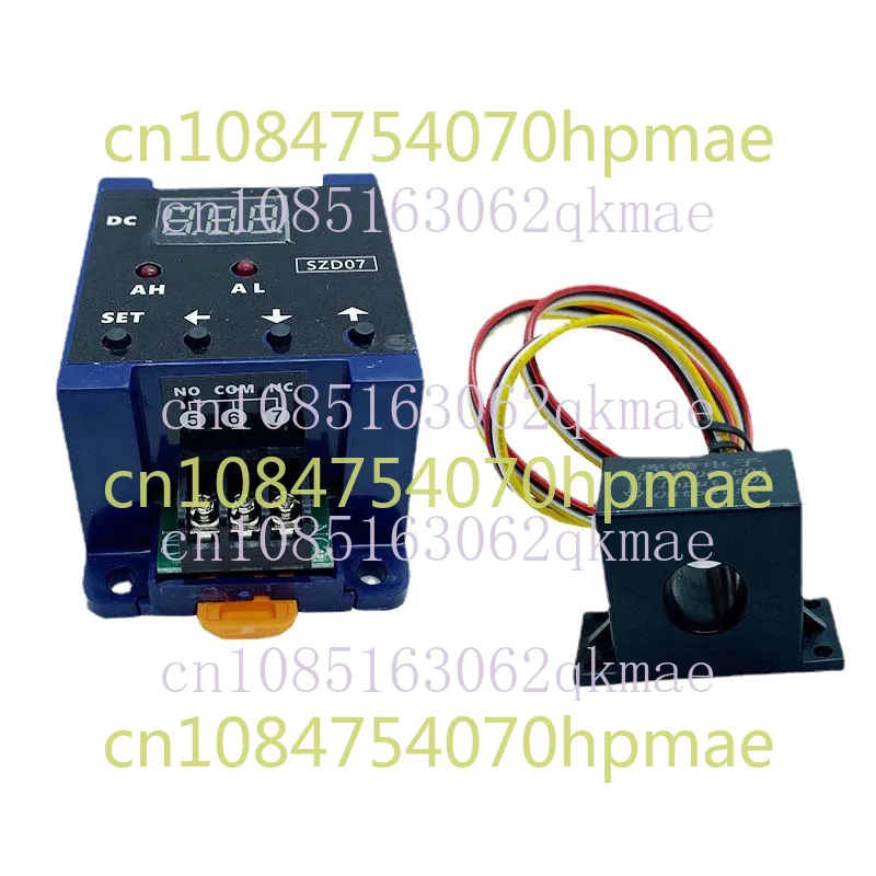 DC Digital Display Ammeter DC0-50A Current Sensing Switch Overload Protection Detection Supervision Relay Szd07