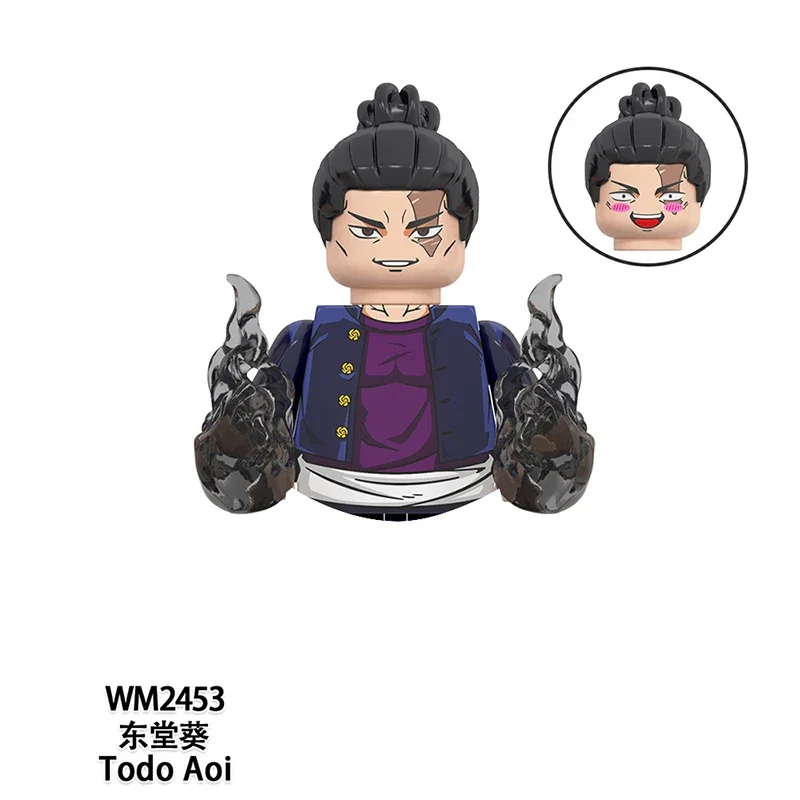 Anime WM6139 WM6140 WM6149 WM6201 Itadori Yuji Jujutsu Kaisen Set Mini Actionfigur Spielzeug Geburtstagsgeschenk Zubehör