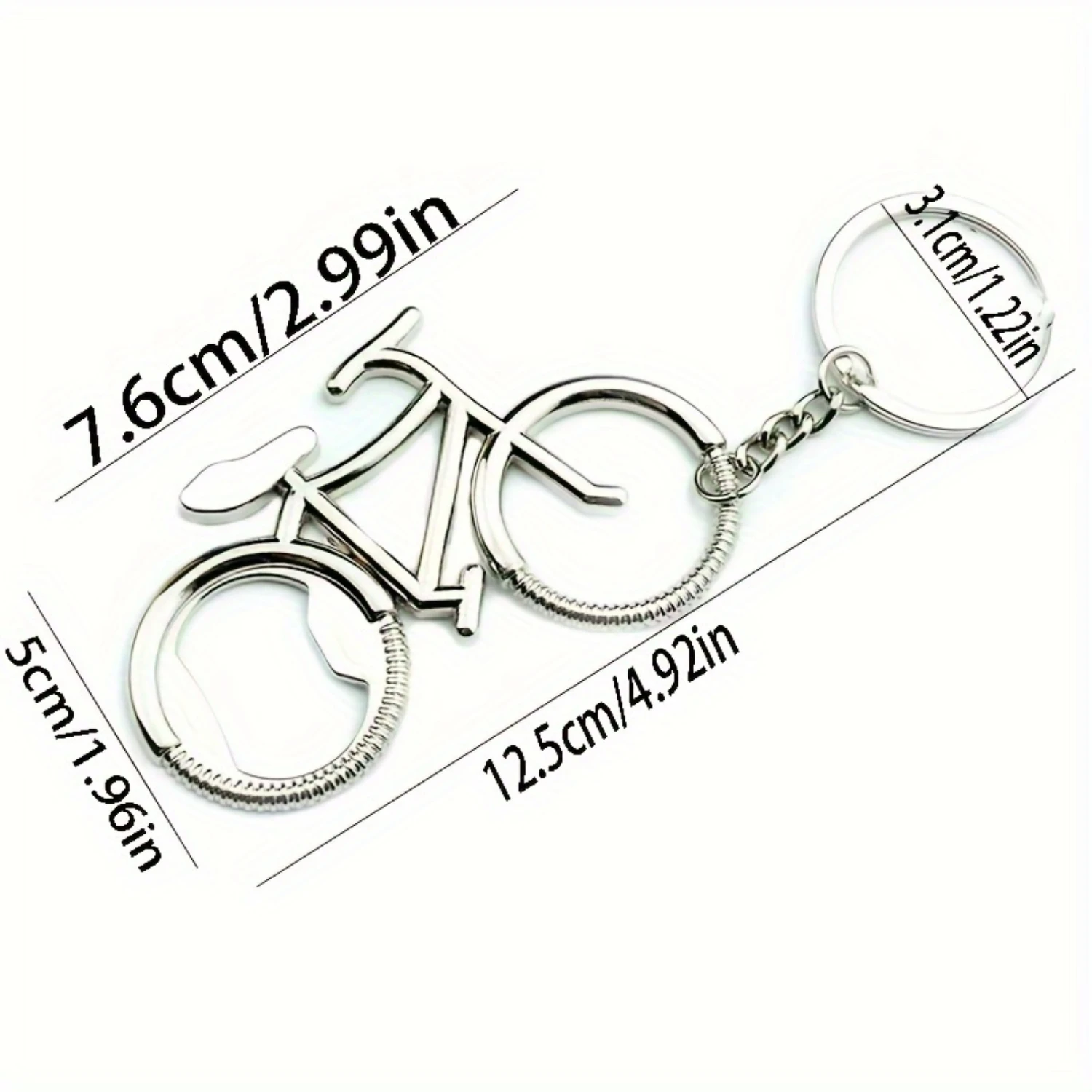 自転車型の金属製栓抜き - ビール愛好家、友人へのギフトに最適 - パーティーや結婚式に最適