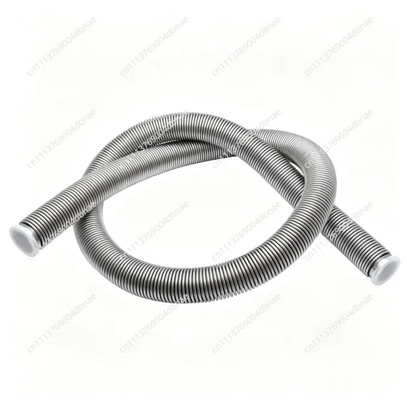 1 Meter 304 Stainless Steel Vacuum Corrugated Tube Flexible Telescopic Metal Hose KF16 KF25 KF40 KF50 for Vacuum System