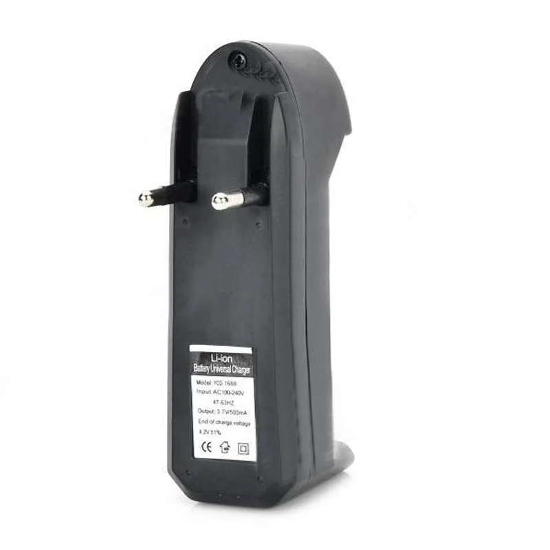 Universal Single Slot Charger For 3.7V 18650 18350 26650 16340 14500 Li-ion Rechargeable Battery Automatic Charger EU/US Plug
