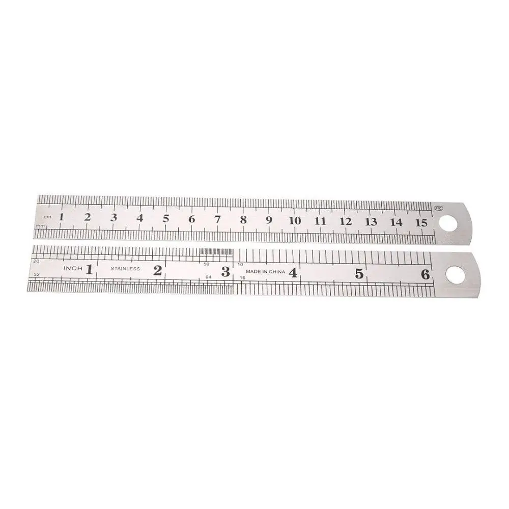 Durable Precision Double Sided Office Accessories Drafting Supplies Straight Ruler Stationery Measuring Tool