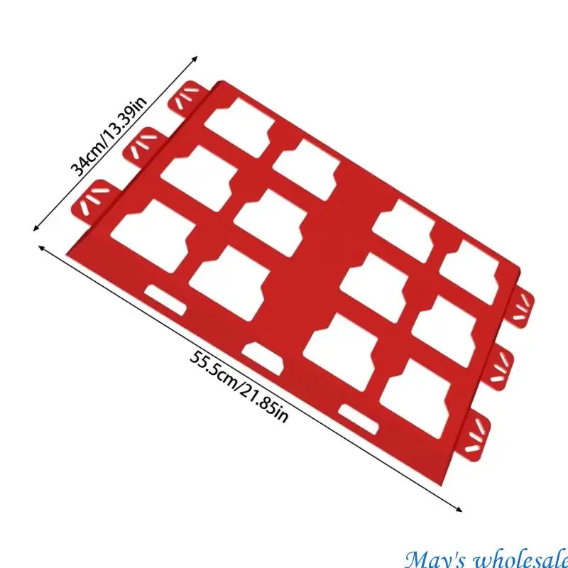 لوحة تركيب معدنية بعرض كامل لصناديق الأدوات، أو لوحة التركيب على الحائط أو تخزين الأدوات وتنظيمها 448A