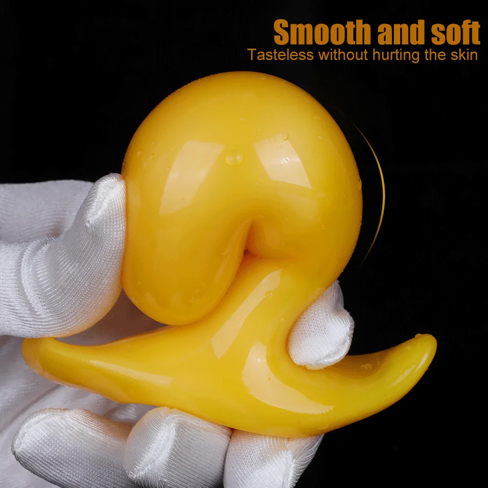 Tapón Anal de Mango Material de Silicona Blanda Entrenador de Expansión de Estimulación Anal 18 + Artículos de Masaje y Masturbación Juguetes