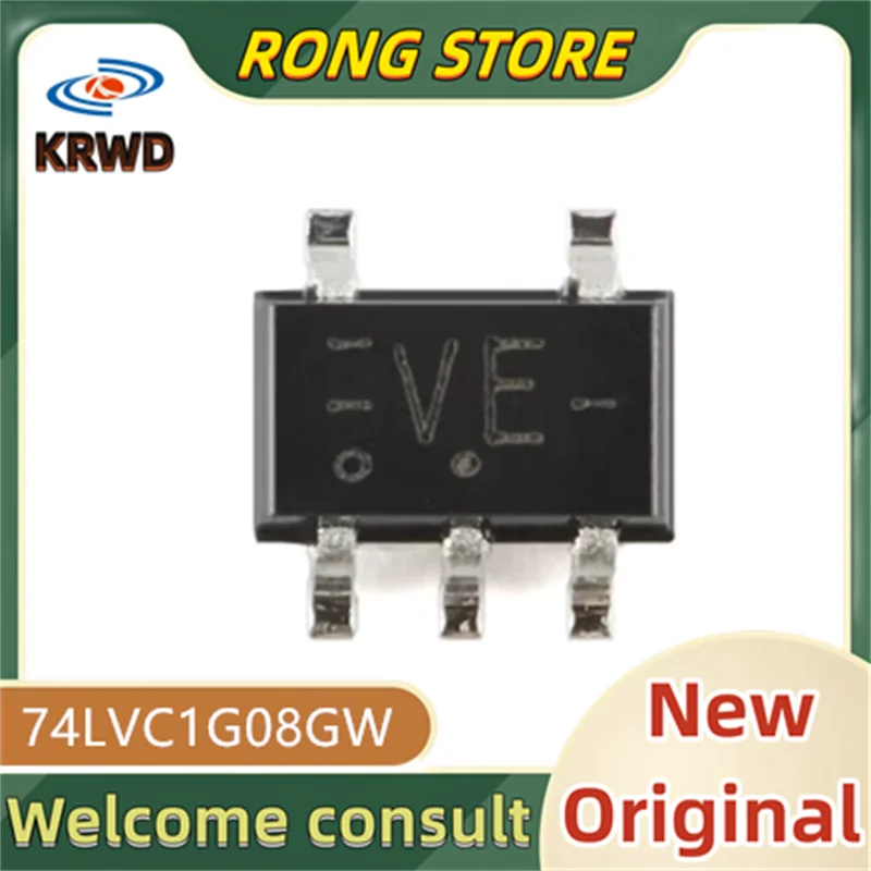50PCS VE New and original 74LVC1G08GW 74LVC1G08G 74LVC1G08 LVC1G08