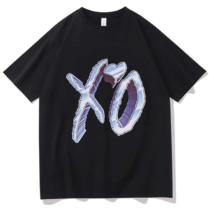 The Weeknd Dawn FM New Album Tshirts MEN Sax Music Word Art Punk Fashion T-shirts 100% Cotton T Shirts Hip Hop Individualization