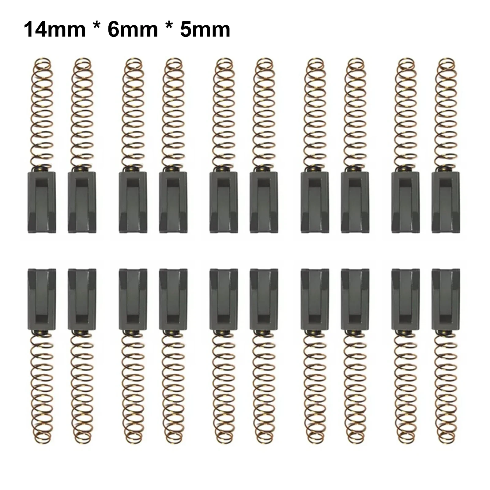 20pcs Carbon Brushes Electric Welding Machine Motor Brush For Triac S/PID Hot Air Welding /plastic Welding Machine Power Tools