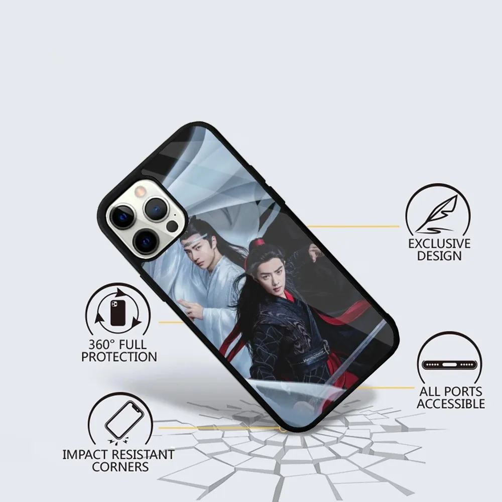 Chen-Qing-Ling-s The Wang Yibo XiaoZhan   Phone Case For iPhone 15,14,13Plus,Pro,Max Mini Magsafe Magnetic Wireless Charging