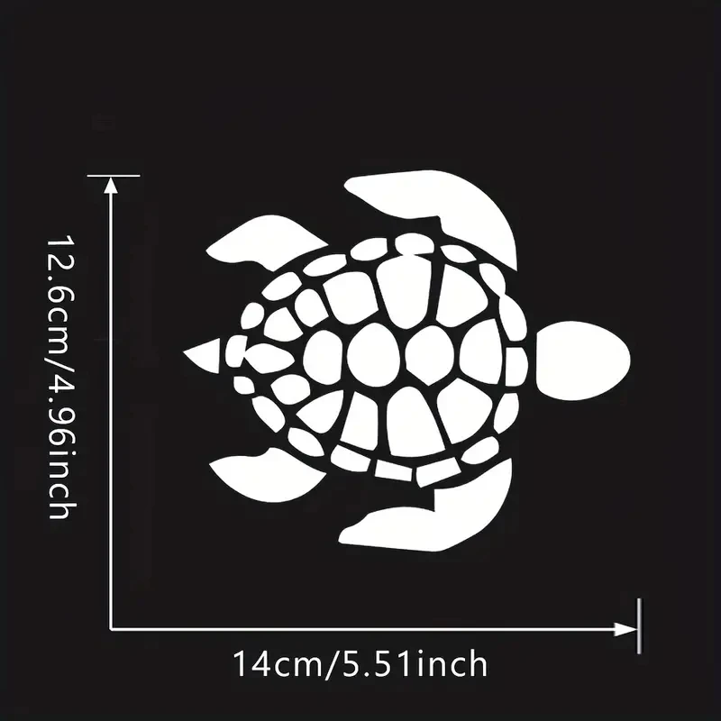 1pc Sea Turtle Vinyl Decal Stickers For Cars Windows