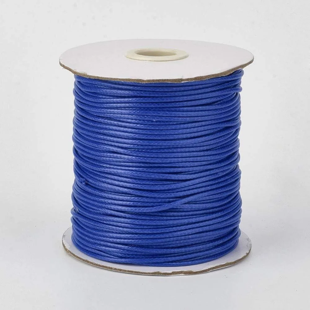 170 Yards Waxed Polyester Cord Knotting Braiding Cord Beading String Threads Round Cord Ropes Crafting Cord Wire for DIY