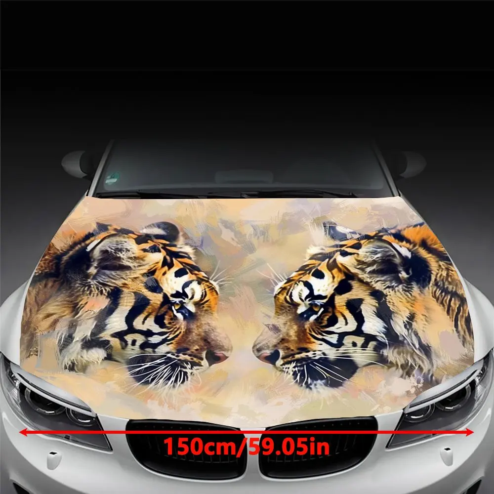 Tiger Car Sticker for Hood - Easy to Apply, High-Quality Vinyl, Add a Unique Touch to Your Ride