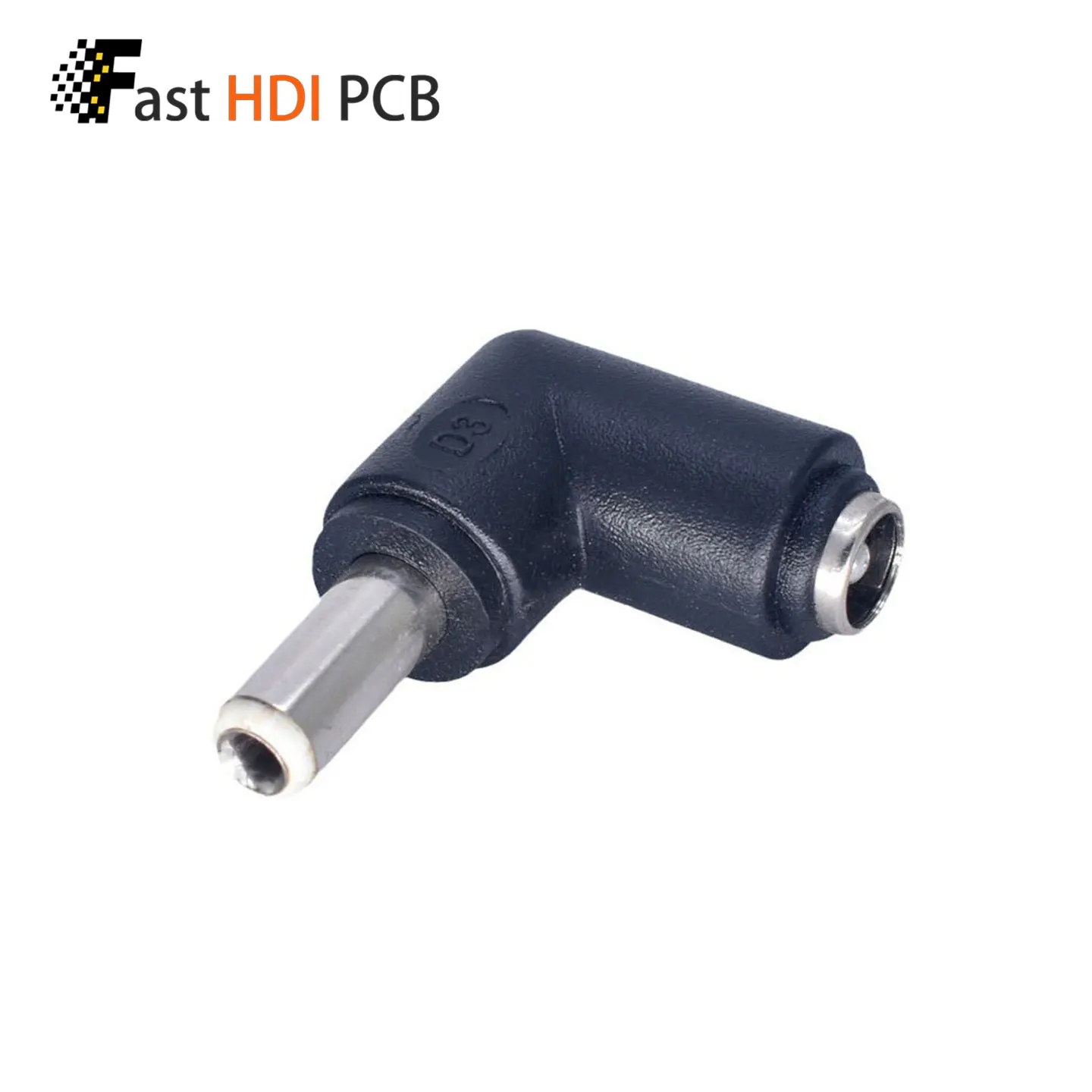 DC 5.5x2.1mm Female to 5.5x2.5mm Male Power Adapter Right Angle 90 Degree Laptop Charger Connector for Notebook Power Supply