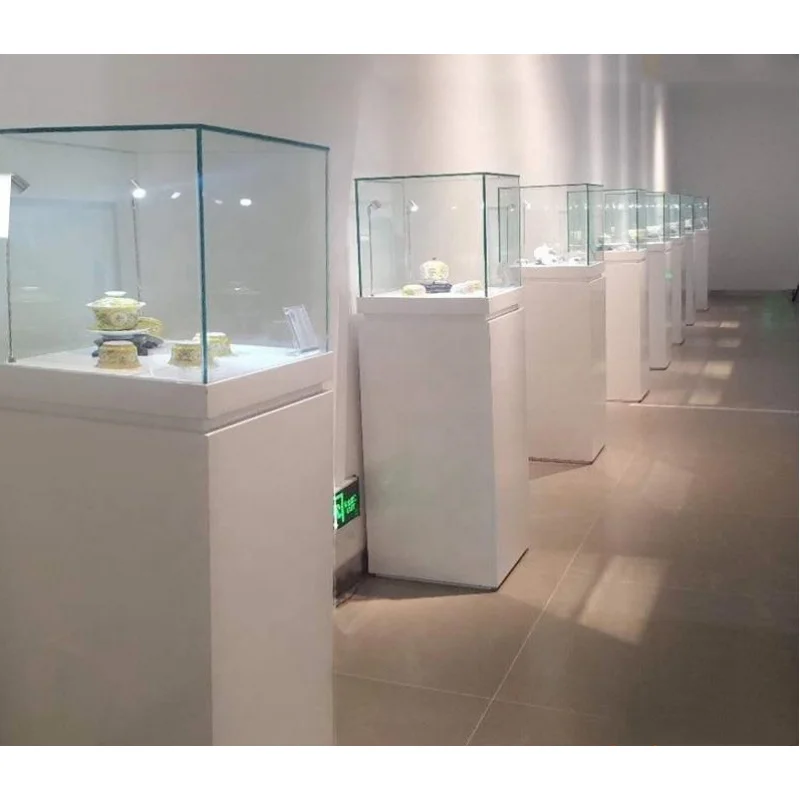 Custom high quality jewelry store display window display showcase locable jewelry display cabinet