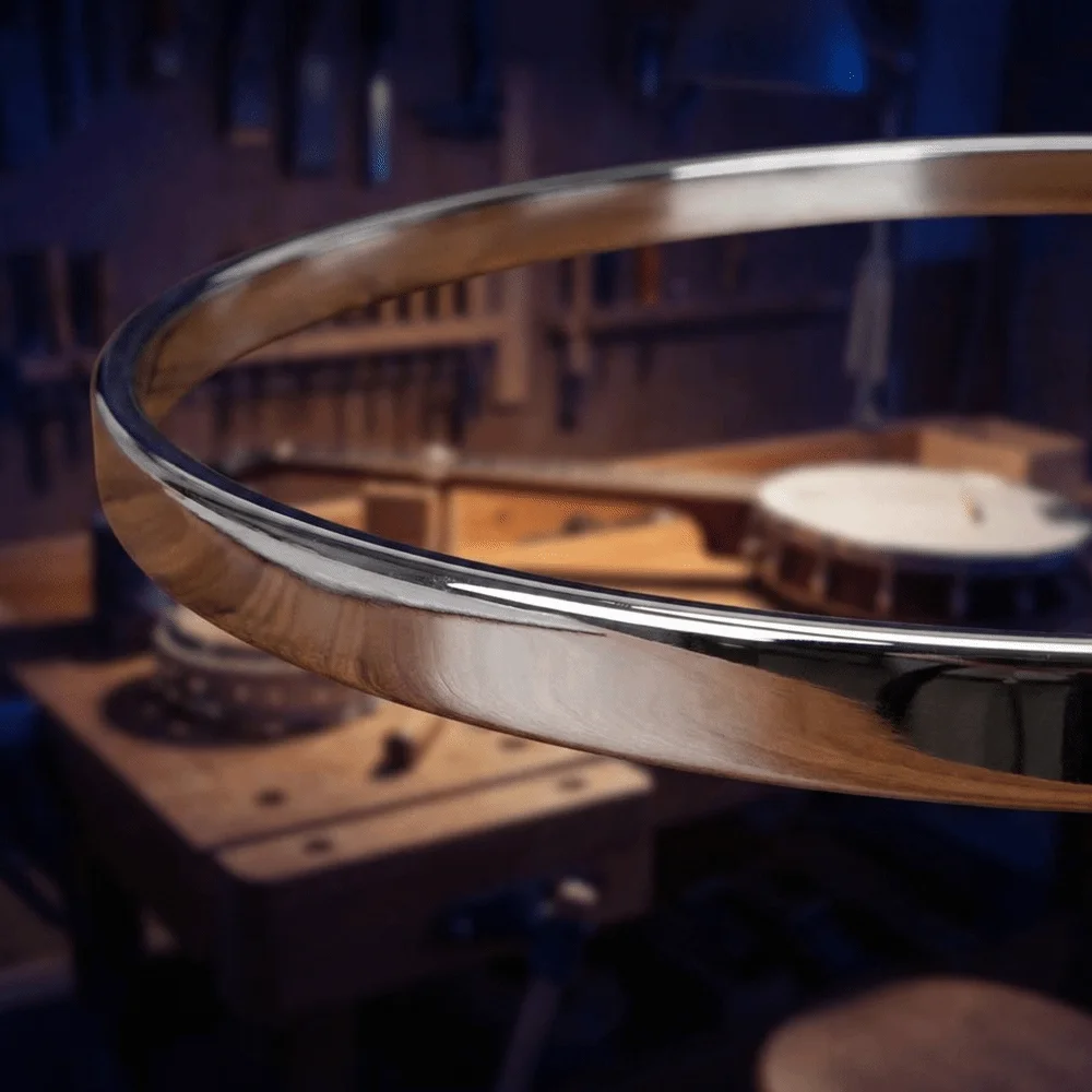 

Silver Musical Instrument Tension Hoop​ Metal Easy to install ​Banjo Hoop​ ​Banjo Parts​ ​Musical Instrument Accessory​