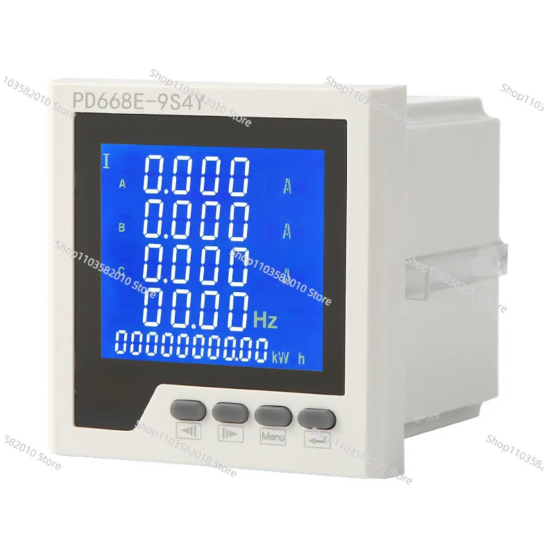 Multi-function Power Digital Display Instrument PD668E-9S4Y Voltage, Current and Frequency Active and Reactive Power