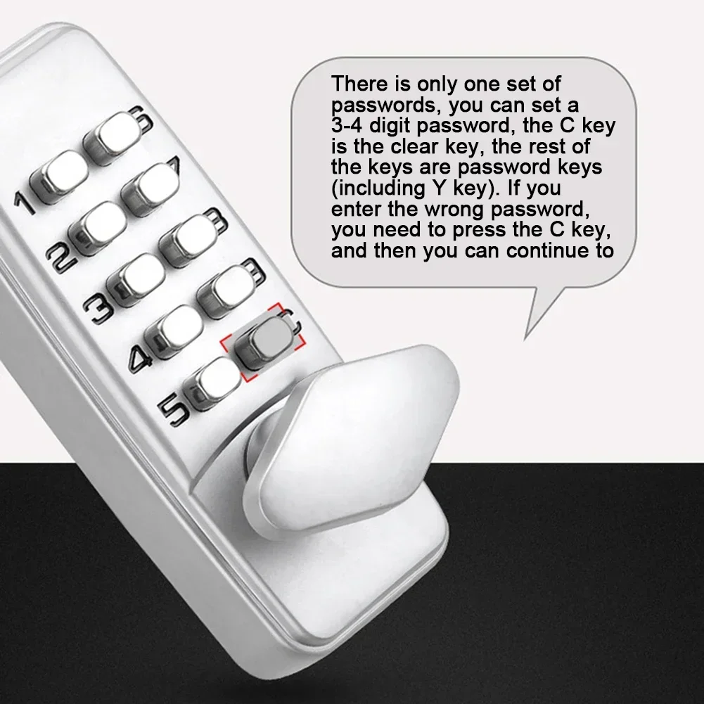 รายการ Keyless ที่เชื่อถือได้กันน้ําประตูดิจิตอลล็อควัสดุโลหะผสมสังกะสีเข้ากันได้กับประเภทประตูต่างๆ