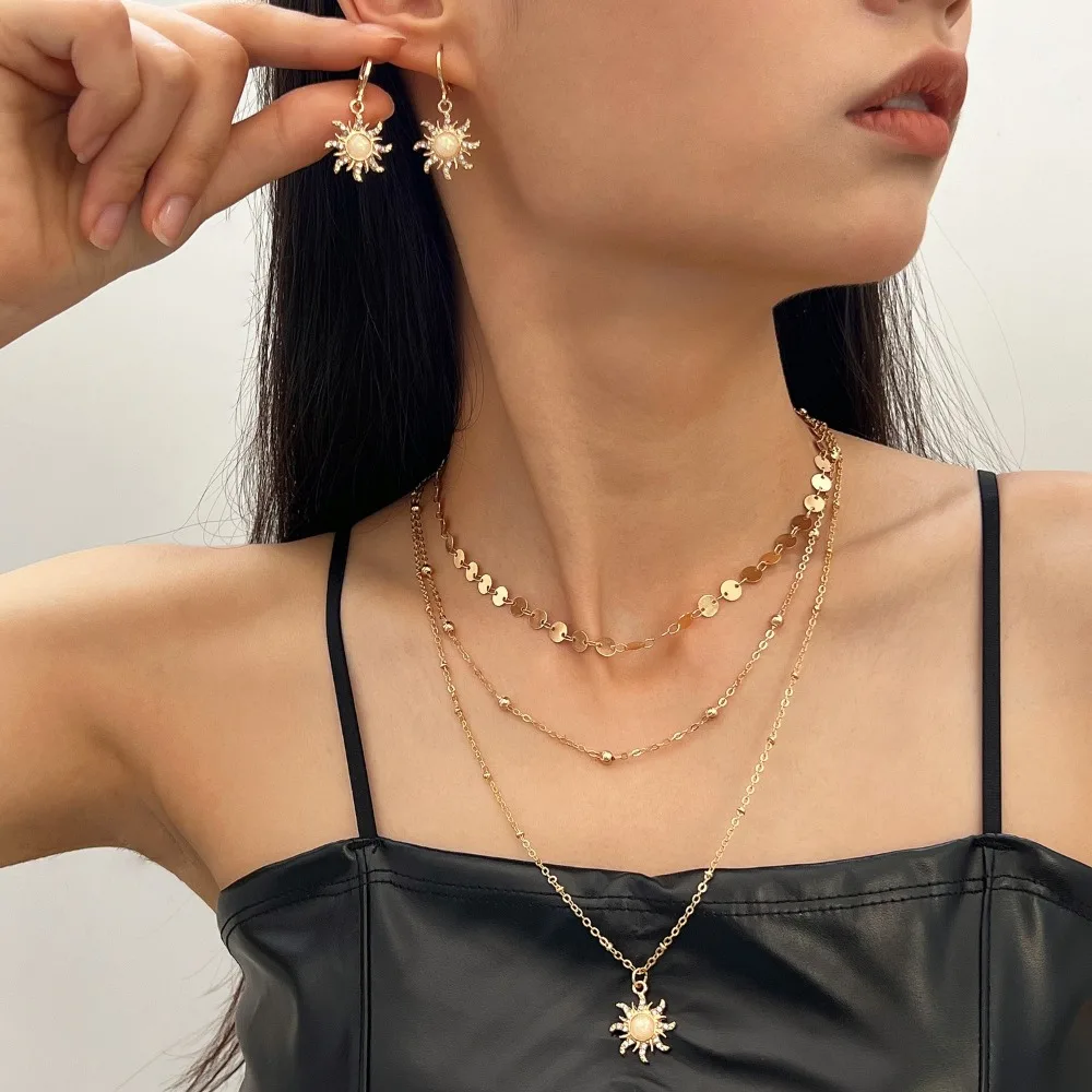 conjunto-de-joias-boho-feminino-colar-e-brincos-com-pingente-de-sol-de-opala-corrente-de-lantejoulas-de-3-camadas-em-tom-prateado-estilo-retro-presente-ideal
