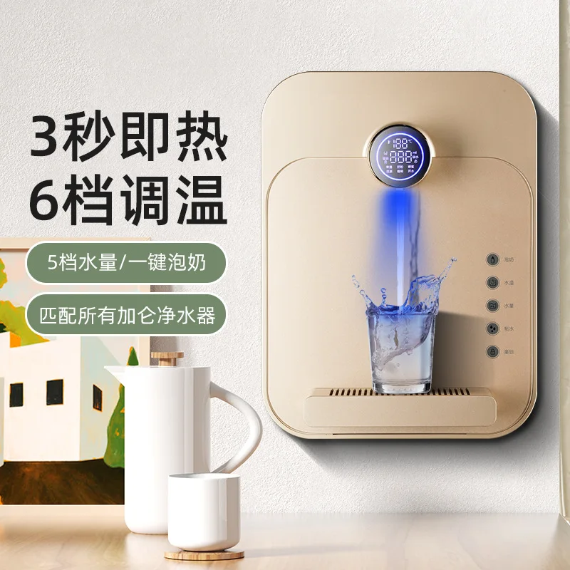 Electric Wall-Mounted Instant-Heating Pipeline Water Dispenser Large Flow Self-Priming 2000W Household Direct Drinking Machine