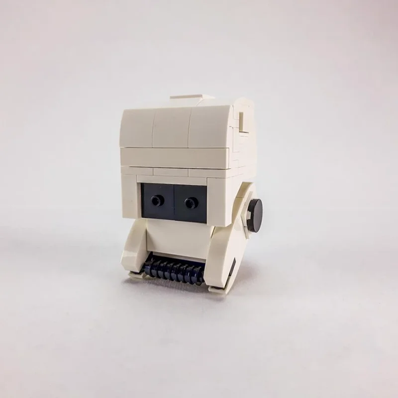209 Uds. M-O de WALL·E MOC con cuerpo redondo blanco, Sensor azul y brazo de limpieza giratorio, bloques de construcción educativos, regalo