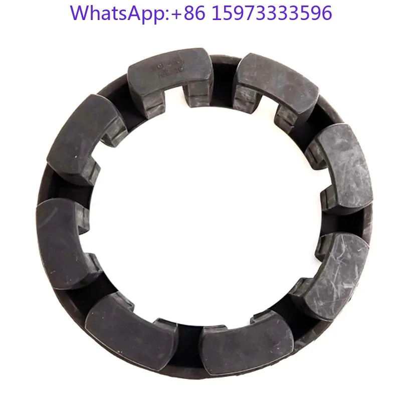 NORMEX168‑10 Elastic Coupling Rubber Cushion Eight Bow Groove Industrial Shaft Connection Buffer Replacement Parts