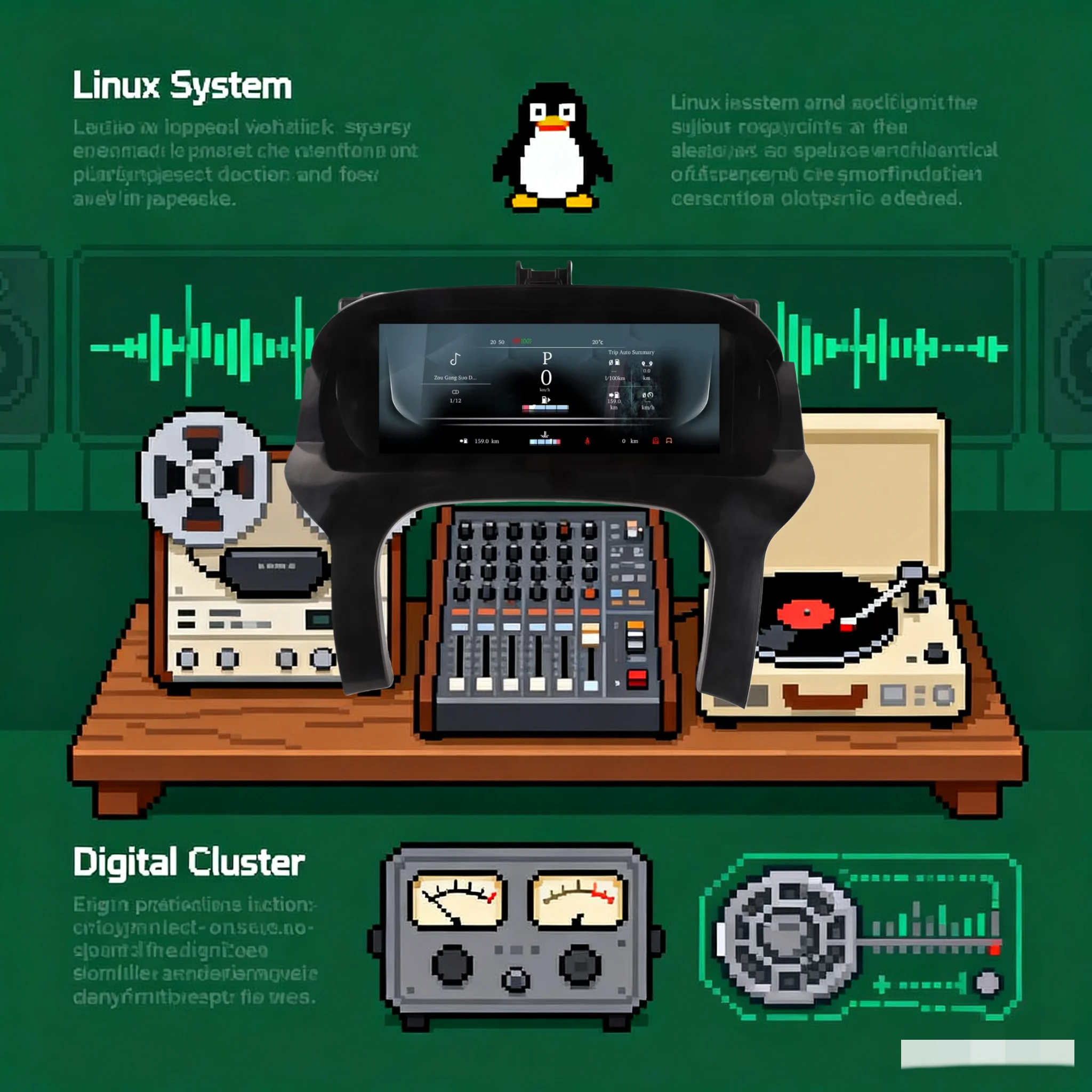 

Система Linux для Range Rover Evoque 2012-2019, автомобильный цифровой кластер, ЖК-экран, приборная панель, кабинет, виртуальная приборная панель, скорость