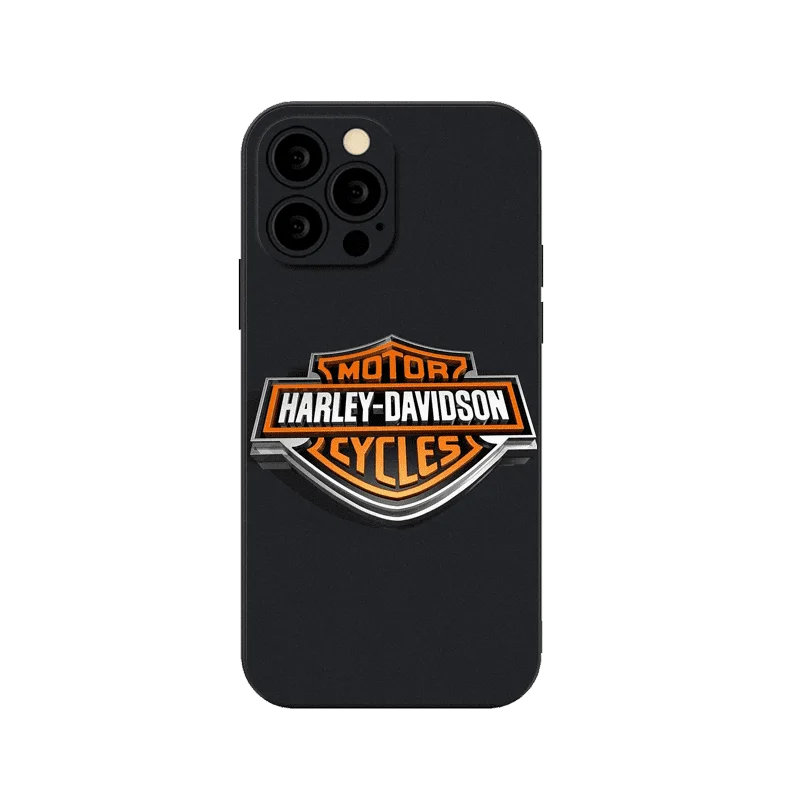 حافظة لهاتف Harley Davidson مخصصة لهاتف iPhone 16 15 13 14 11 12 Pro Max 12 Mini 7 8 XR XS 16 Plus 15Pro MAX غطاء شل #6