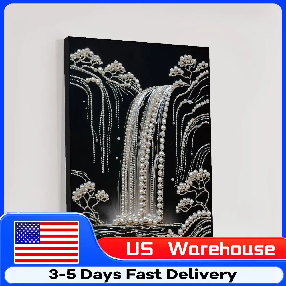 

Наборы для творчества DIY: Жемчужные картины для взрослых/начинающих, подарок, декор для дома, картины из жемчужных бусин, художественные поделки с рамкой 30x40 см