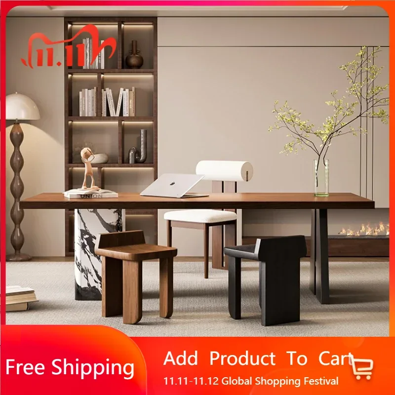 Aesthetic Large Study Computer Desk Standing Organiser Laptop Executive Desk Gaming Standing Mesa De Trabajo Hotel Furniture