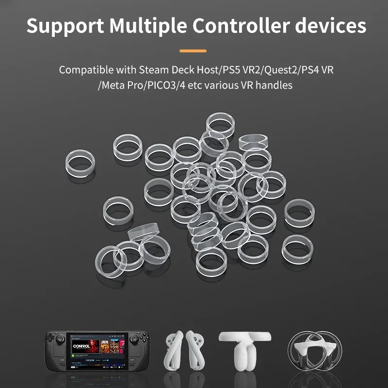 For Switch Pro Steam Deck NS Oled Rocker Protection Ring Small Anti-wear Grinding Groove Powder Artifact VR2/Pico4 Accessories