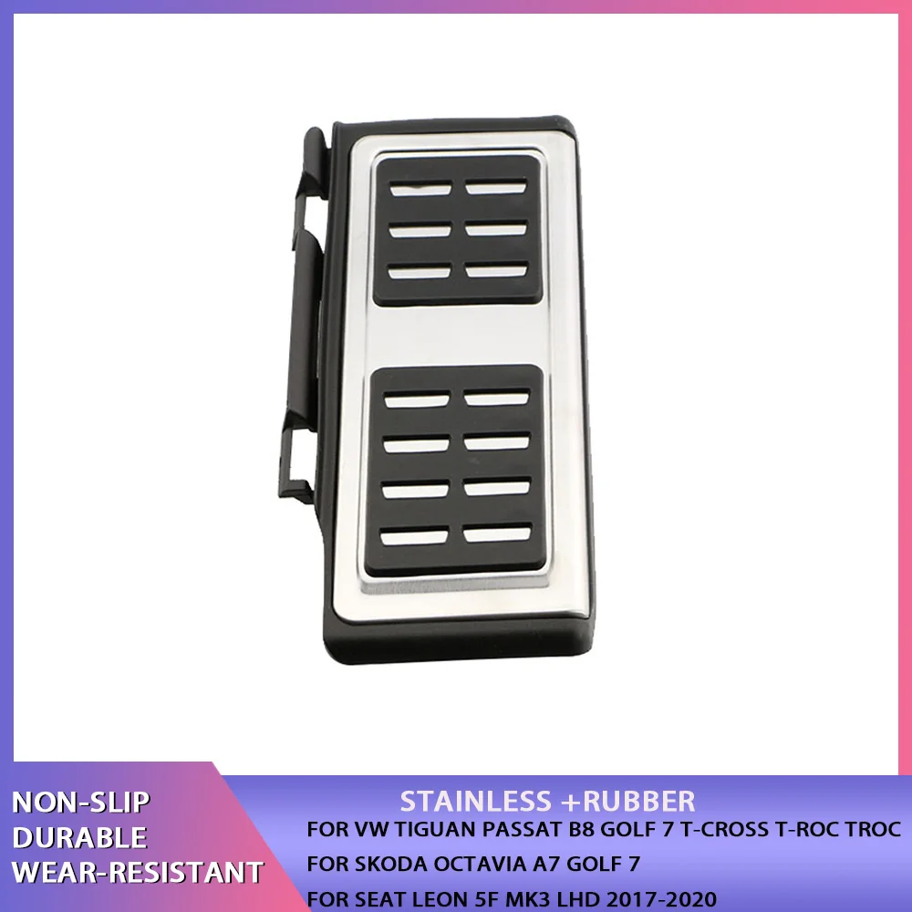 Stainless Steel Car Pedals for VW Seat Leon 5F MK3 2013-2019 MK4 2020 - 2022 LHD Golf MK7 7 VII 2014-2021