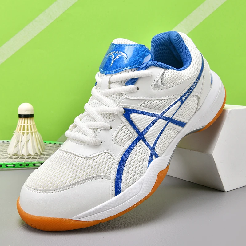 Professional Men Women Mesh Badminton shoes Couple Anti-Slip Training Sneaker Lightweight Tennis Shoes Volleyball sport shoes