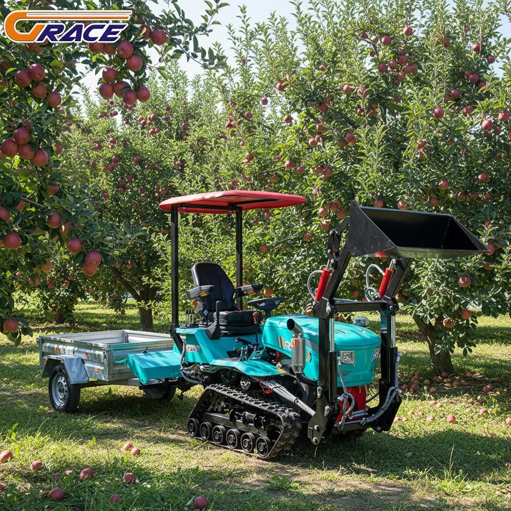 Customize High Power Crawler Farm Tractor With Stable Performance For Farming