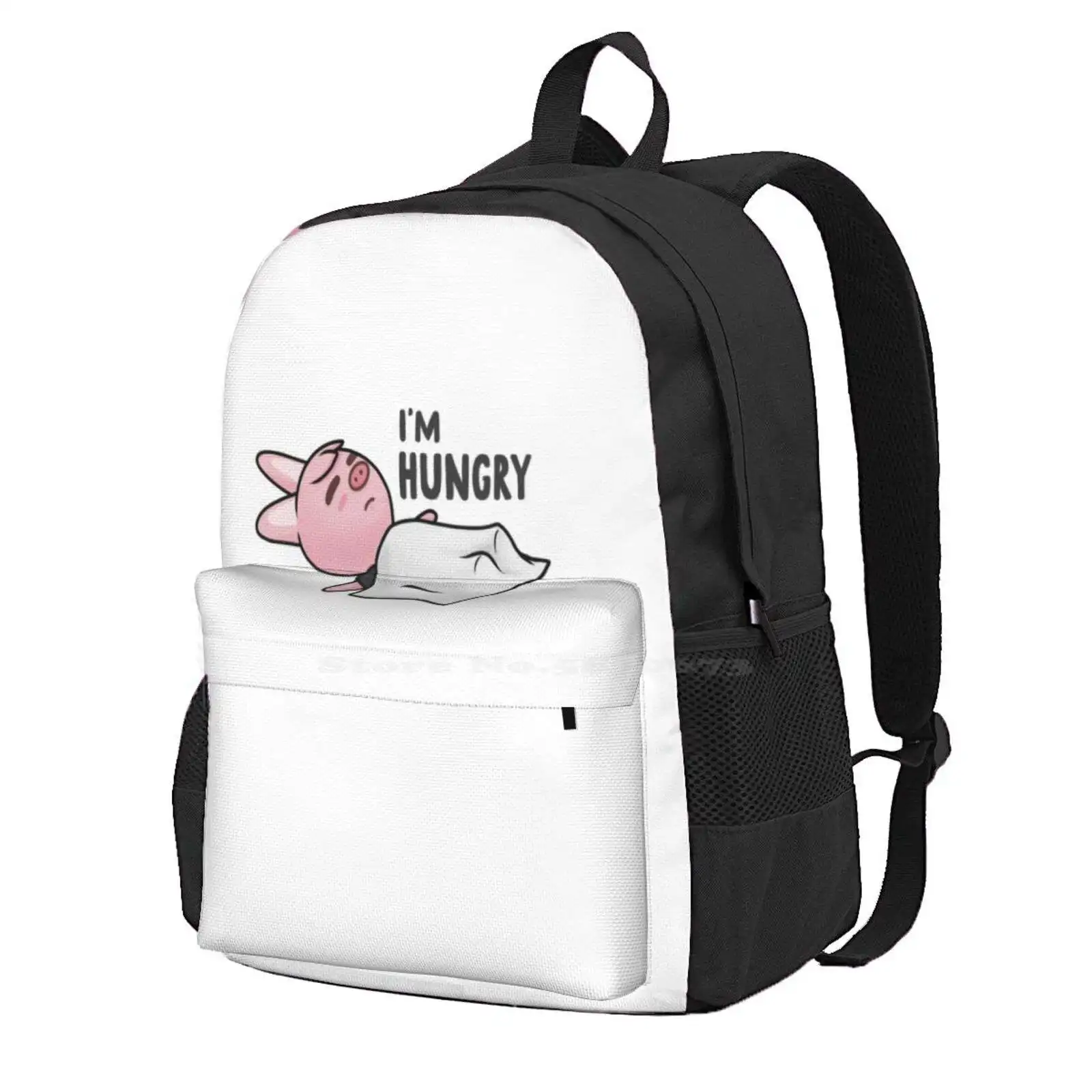 

Dwaekki I’M Hungry Hot Sale Schoolbag Backpack Fashion Bags Dwaekki Changbin Stray Kids