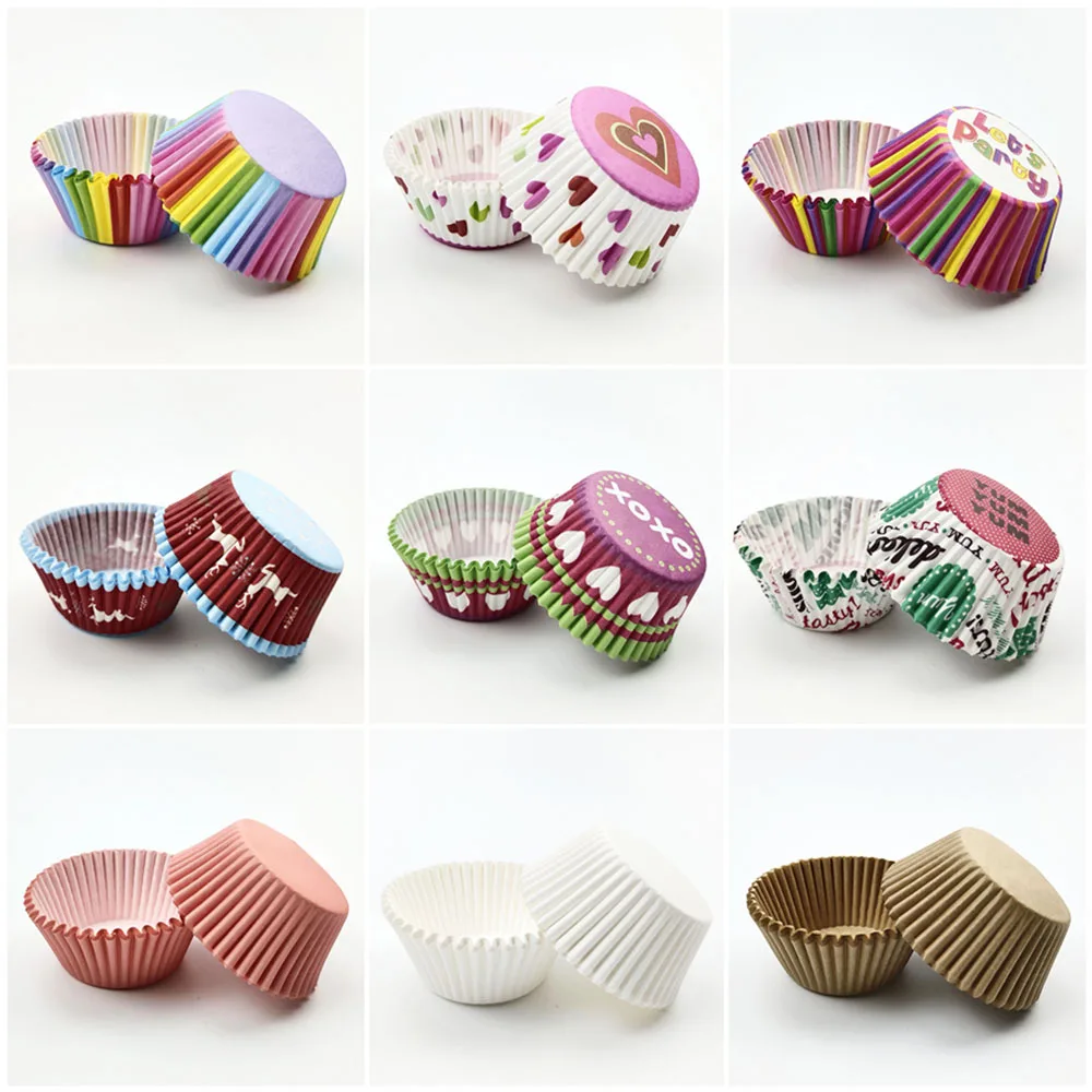 100Pcs Cupcake Pape…