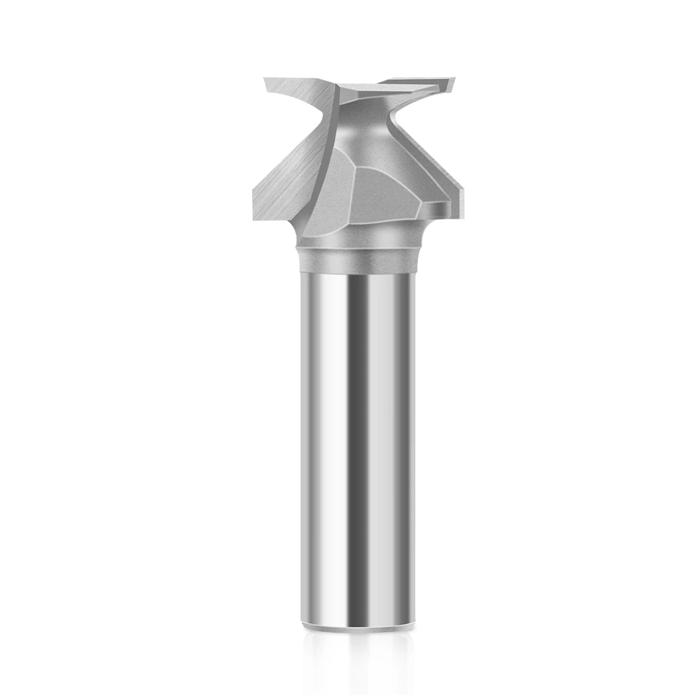 Imagem -04 - Shank Woodworking Router Bit Língua e Groove Router Bitcarbide Tip v Bit 12 mm R10