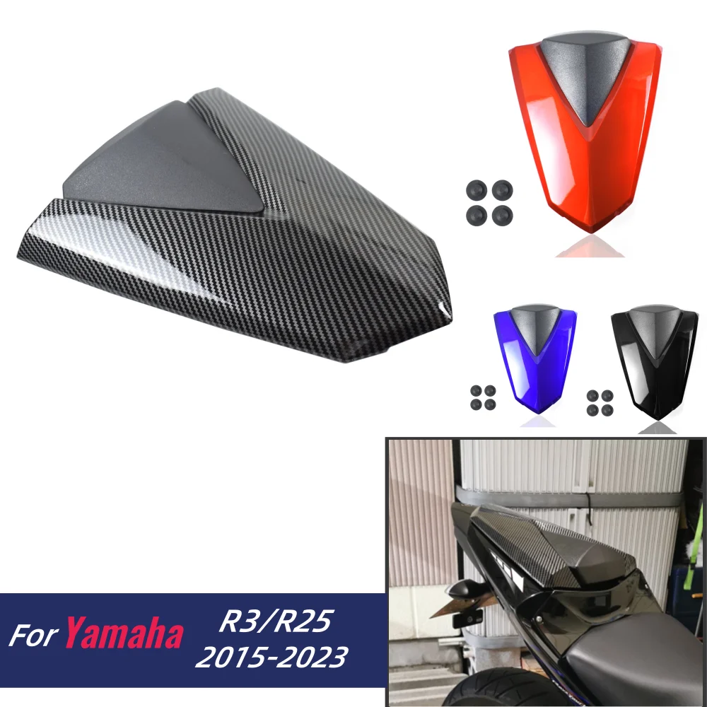 YZF R25 YZF R3 Hinten Passagier Sozius Sitz Abdeckung Für Yamaha YZF R3 R25 2015-2023 Motorrad Verkleidung Gugel MT03 MT25 zubehör